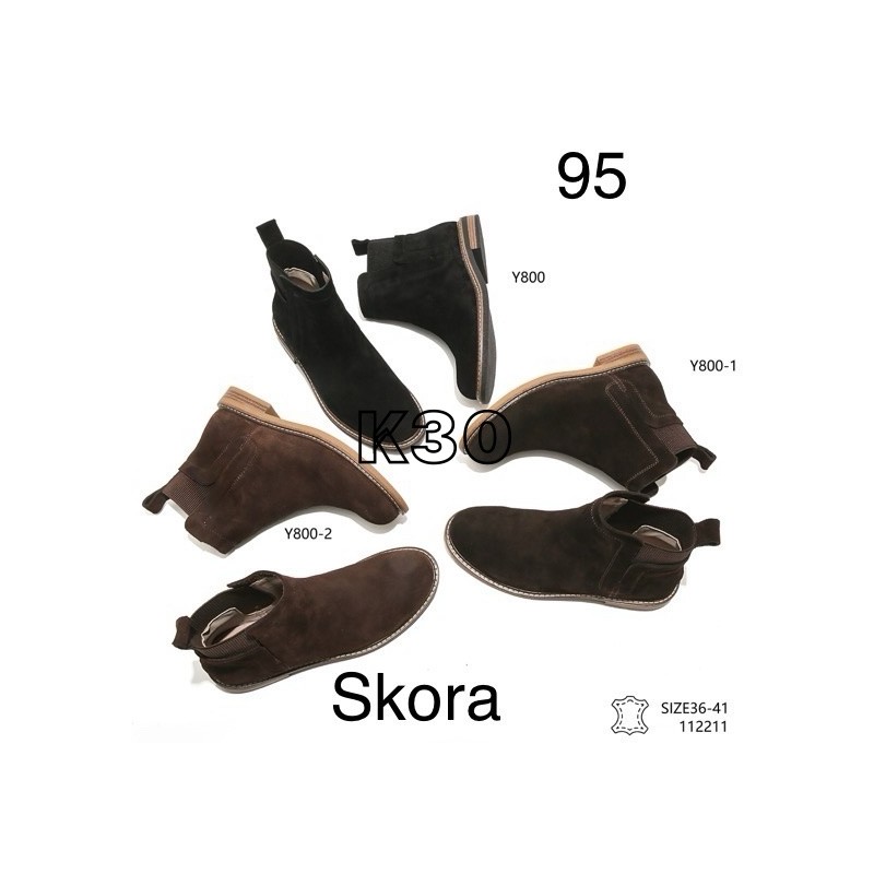 Buty Botki DAMSKIE(36-41,12par)Kolor Jak na zdzięciu