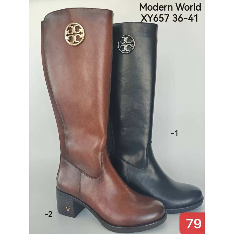 Buty Botki DAMSKIE (36-41,12par)Kolor Jak na zdzięciu