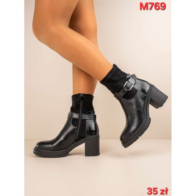 Buty Botki DAMSKIE (36-41,12par)Kolor Jak na zdzięciu