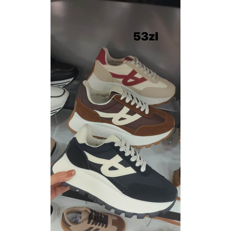Buty Sportowe DAMSKIE (36-41,12par)Kolor Jak na zdzięciu