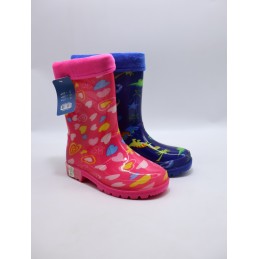 KALOSZE DZIECIĘCE . SIZE: 29-35 (16 PAR/PACZKA) KOLOR JAK NA ZDZIĘCIU