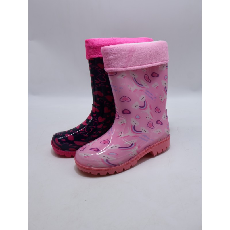 KALOSZE DZIECIĘCE . SIZE: 29-35 (16 PAR/PACZKA) KOLOR JAK NA ZDZIĘCIU