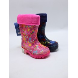 KALOSZE DZIECIĘCE . SIZE: 21-28 (16 PAR/PACZKA) KOLOR JAK NA ZDZIĘCIU