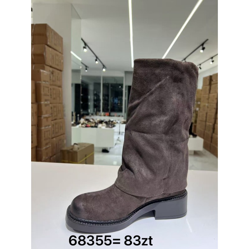 Buty Botki DAMSKIE (36-41,12par)Kolor Jak na zdzięciu