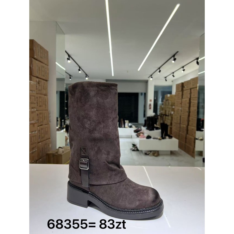 Buty Botki DAMSKIE (36-41,12par)Kolor Jak na zdzięciu