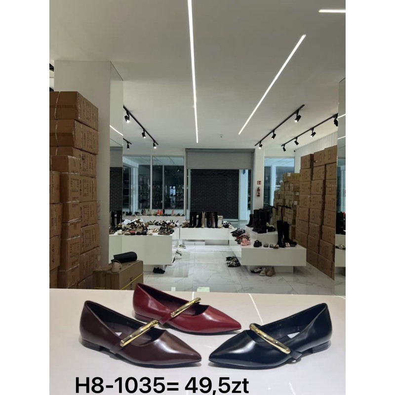 Buty Baleriny DAMSKIE (36-41,12par)Kolor Jak na zdzięciu