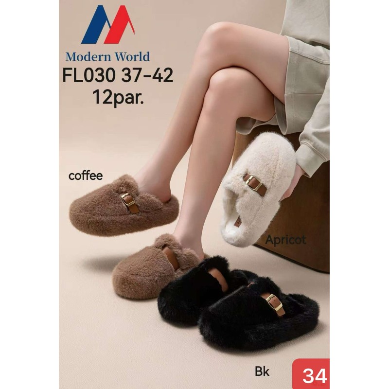Buty Kapcie DAMSKIE (37-42,12par)Kolor Jak na zdzięciu