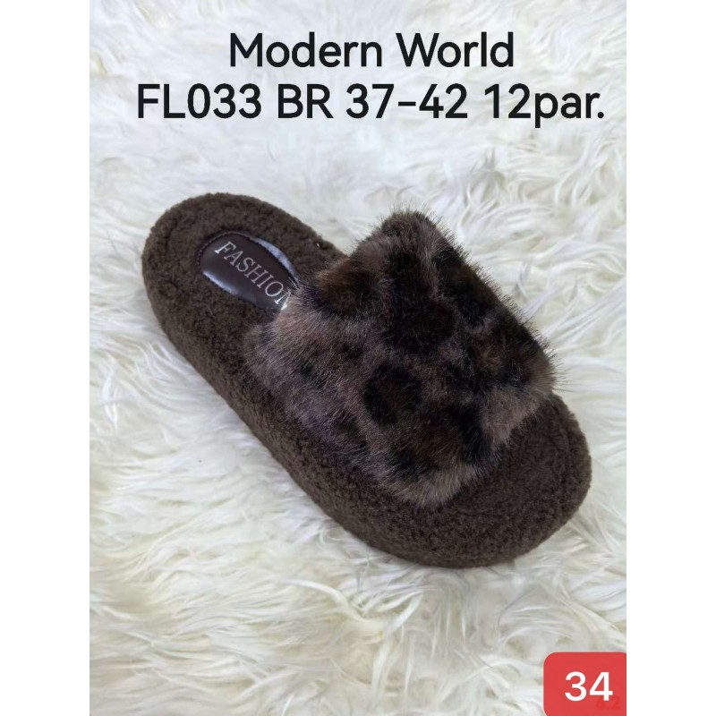 Buty Kapcie DAMSKIE (37-42,12par)Kolor Jak na zdzięciu