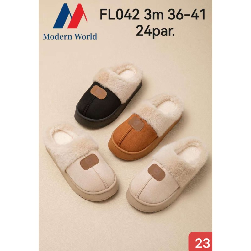 Buty Kapcie DAMSKIE (36-41,24par)Kolor Jak na zdzięciu