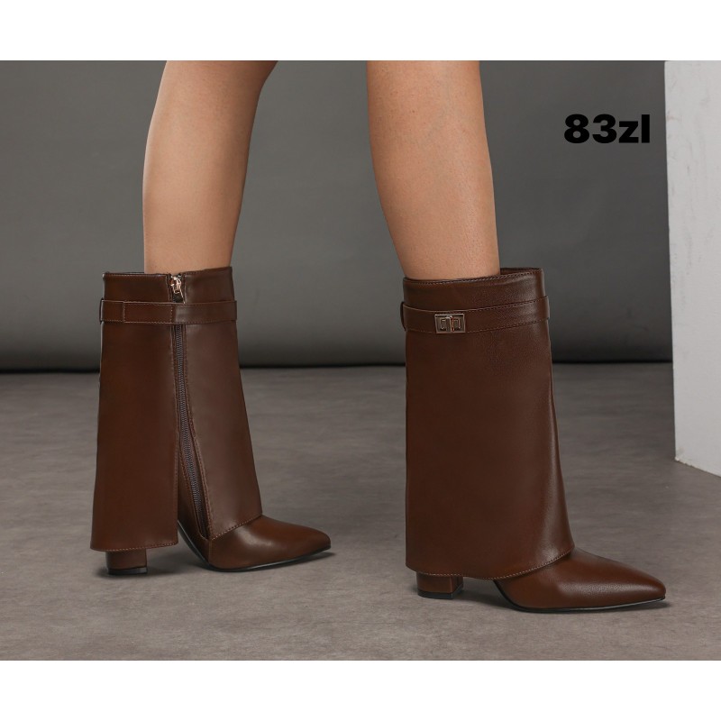 Buty Botki DAMSKIE (36-41,12par)Kolor Jak na zdzięciu