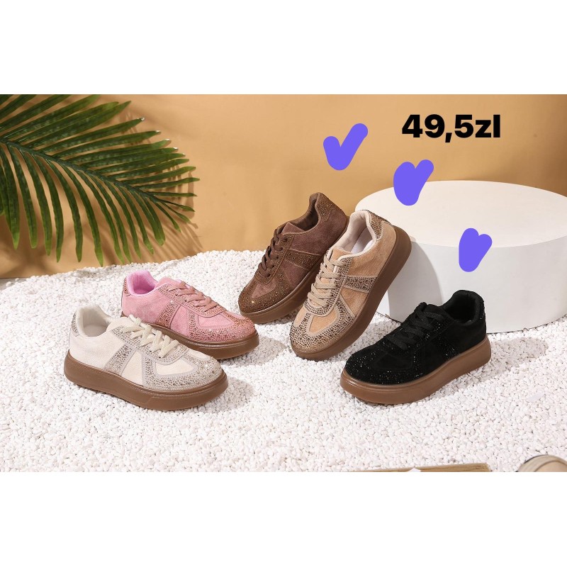 Buty Sportowe DAMSKIE (36-41,12par)Kolor Jak na zdzięciu