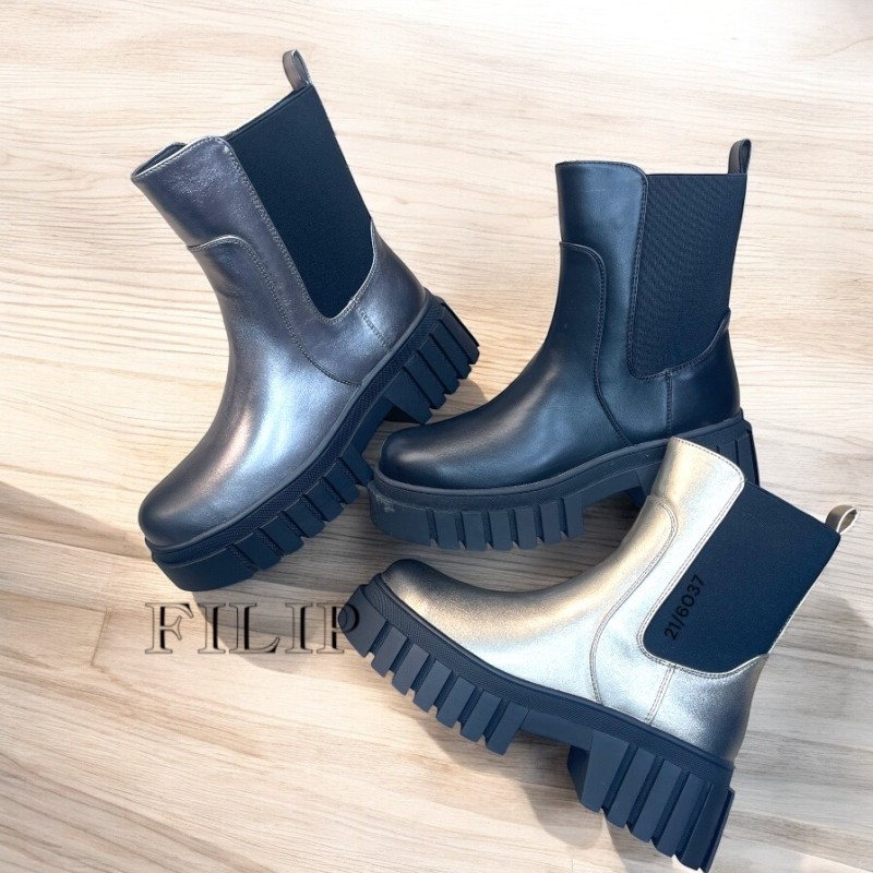 Buty Botki DAMSKIE (36-41,12par)Kolor Jak na zdzięciu