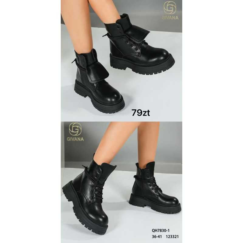 Buty Botki DAMSKIE (36-41,12par)Kolor Jak na zdzięciu