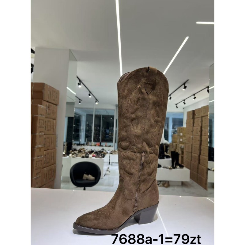 Buty Botki DAMSKIE (36-41,12par)Kolor Jak na zdzięciu