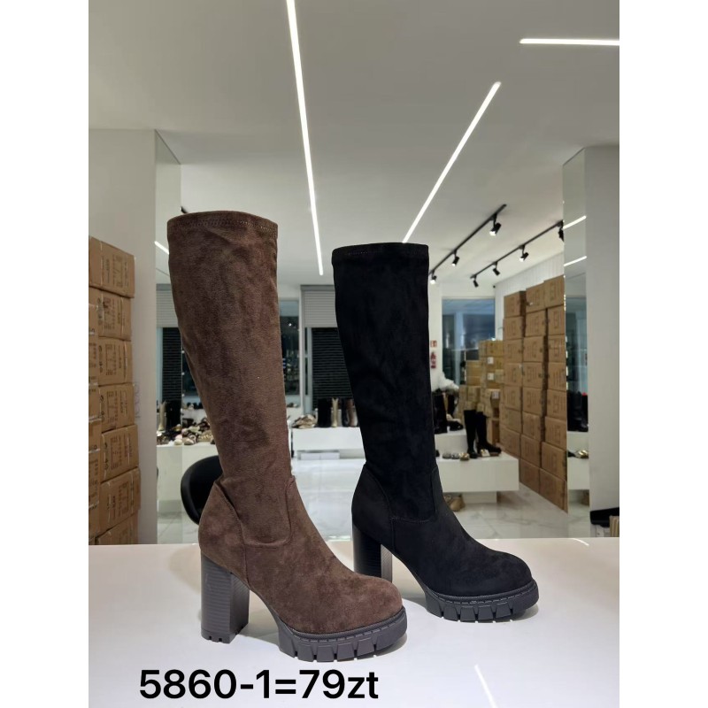 Buty Botki DAMSKIE (36-41,12par)Kolor Jak na zdzięciu