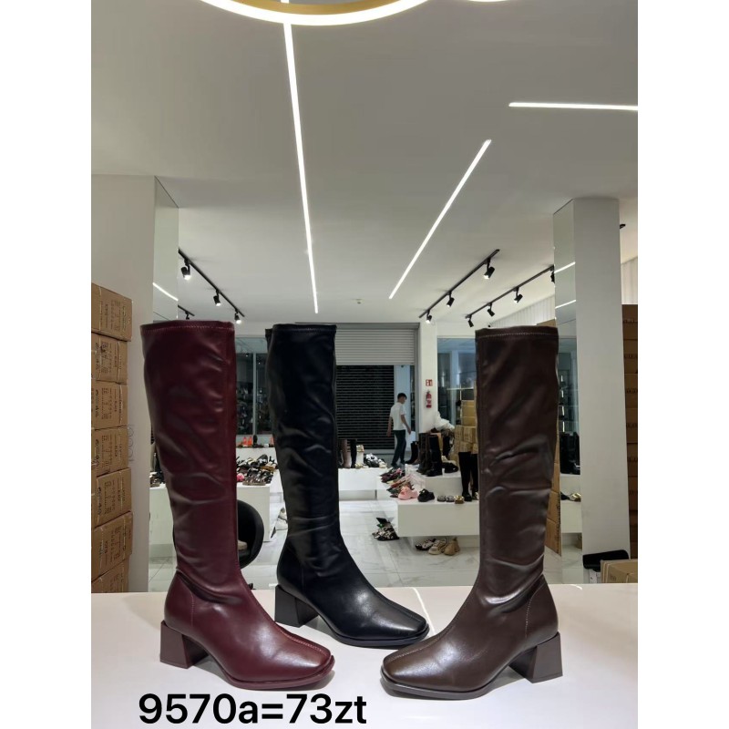 Buty Botki DAMSKIE (36-41,12par)Kolor Jak na zdzięciu