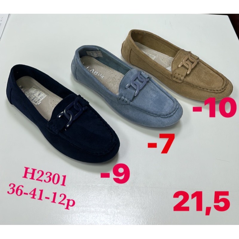 Buty Baleriny DAMSKIE (36-41,12par)Kolor Jak na zdzięciu