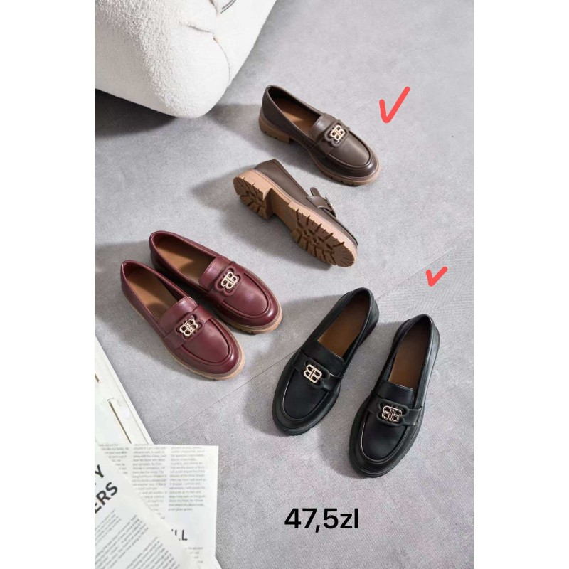 Buty Półbuty DAMSKIE (36-41,12par)Kolor Jak na zdzięciu