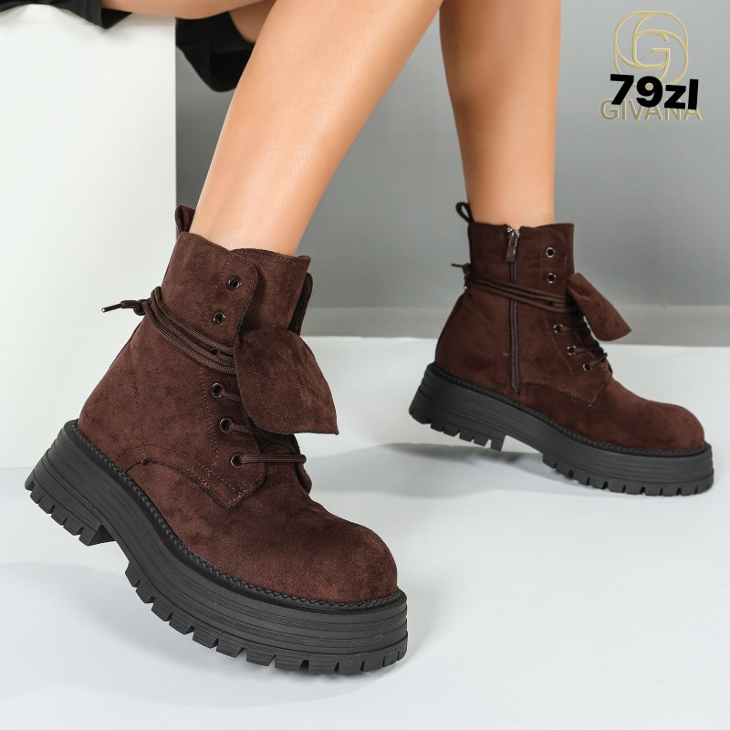 Buty Botki DAMSKIE (36-41,12par)Kolor Jak na zdzięciu