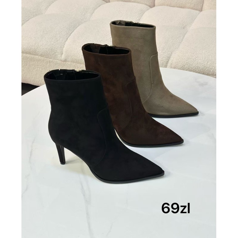 Buty Botki DAMSKIE (36-41,12par)Kolor Jak na zdzięciu