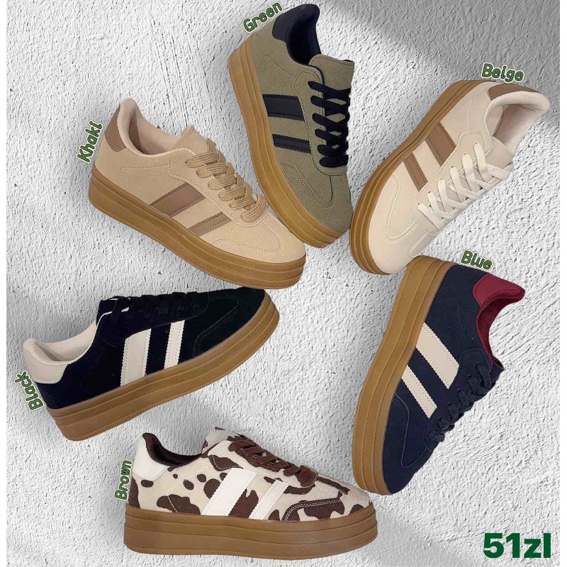 Buty Sportowe DAMSKIE (36-41,12par)Kolor Jak na zdzięciu