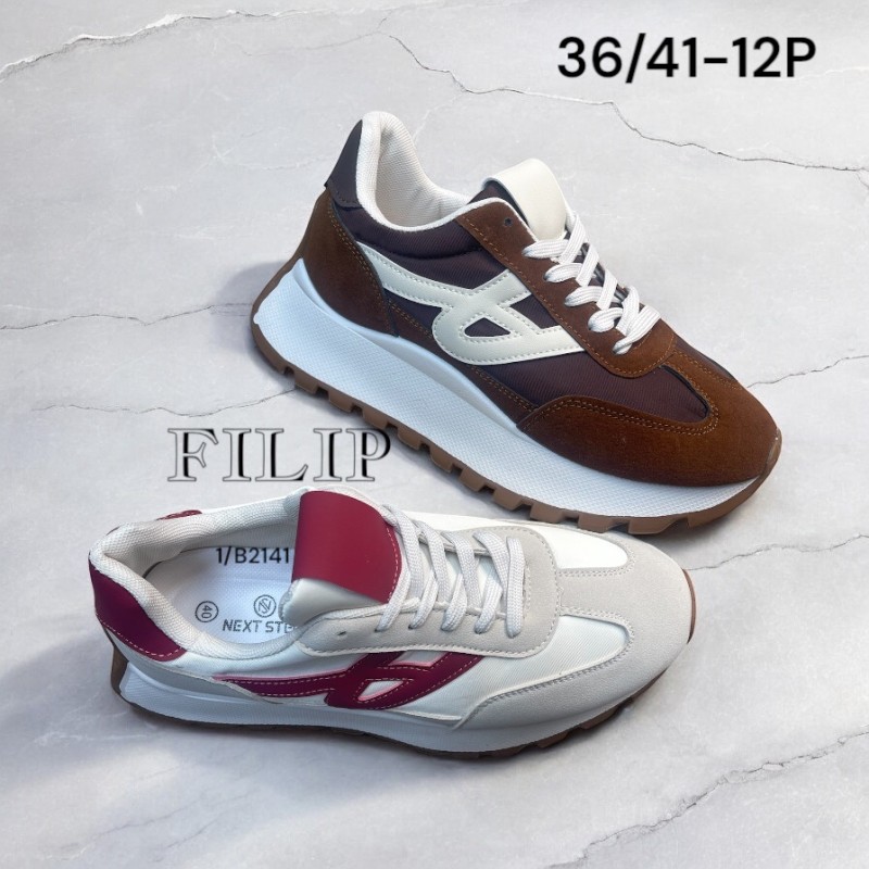 Buty Sportowe DAMSKIE (36-41,12par)Kolor Jak na zdzięciu