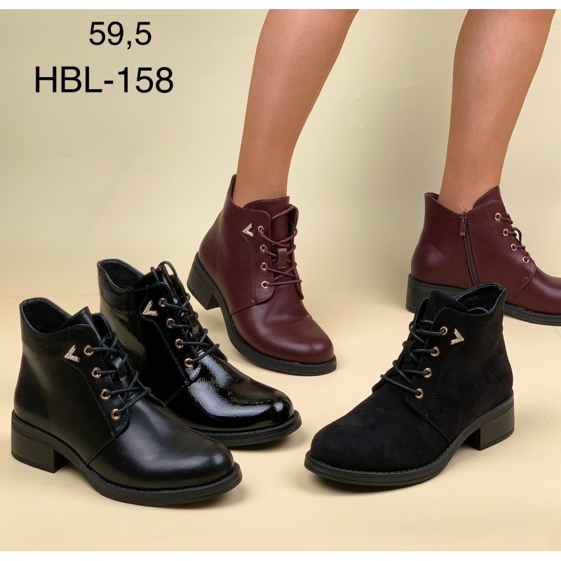 Buty Botki DAMSKIE(36-41,12par)Kolor Jak na zdzięciu