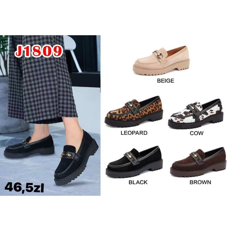 Buty Półbuty DAMSKIE(36-41,12par)Kolor Jak na zdzięciu