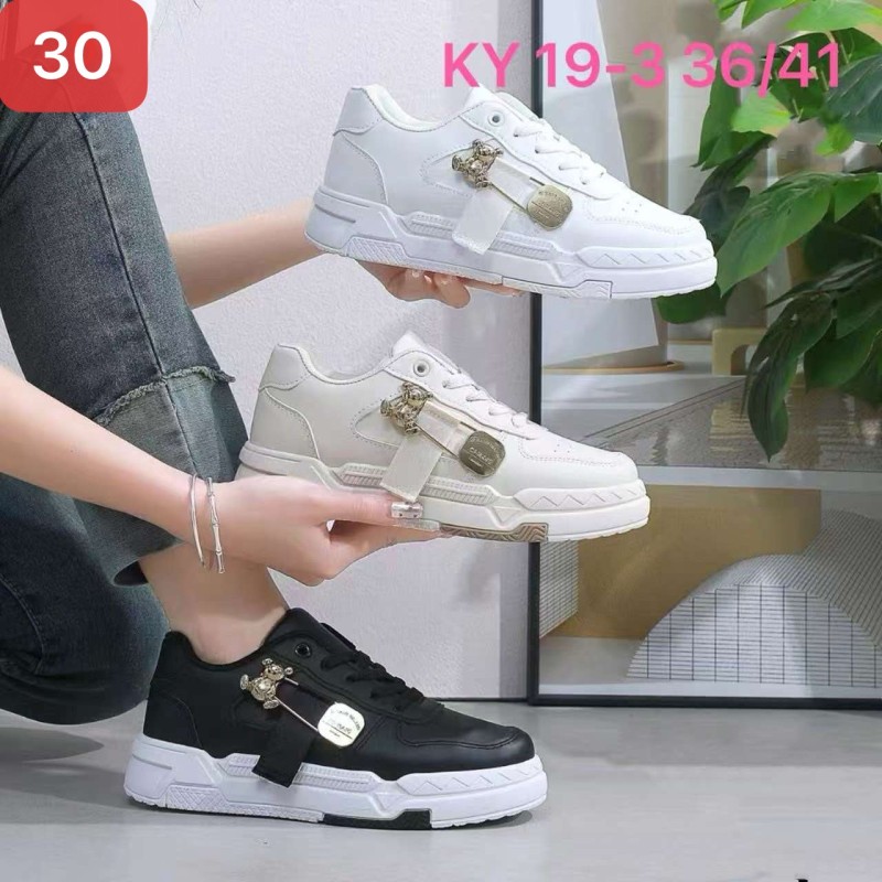 Buty Sportowe DAMSKIE(36-41,12par)Kolor Jak na zdzięciu