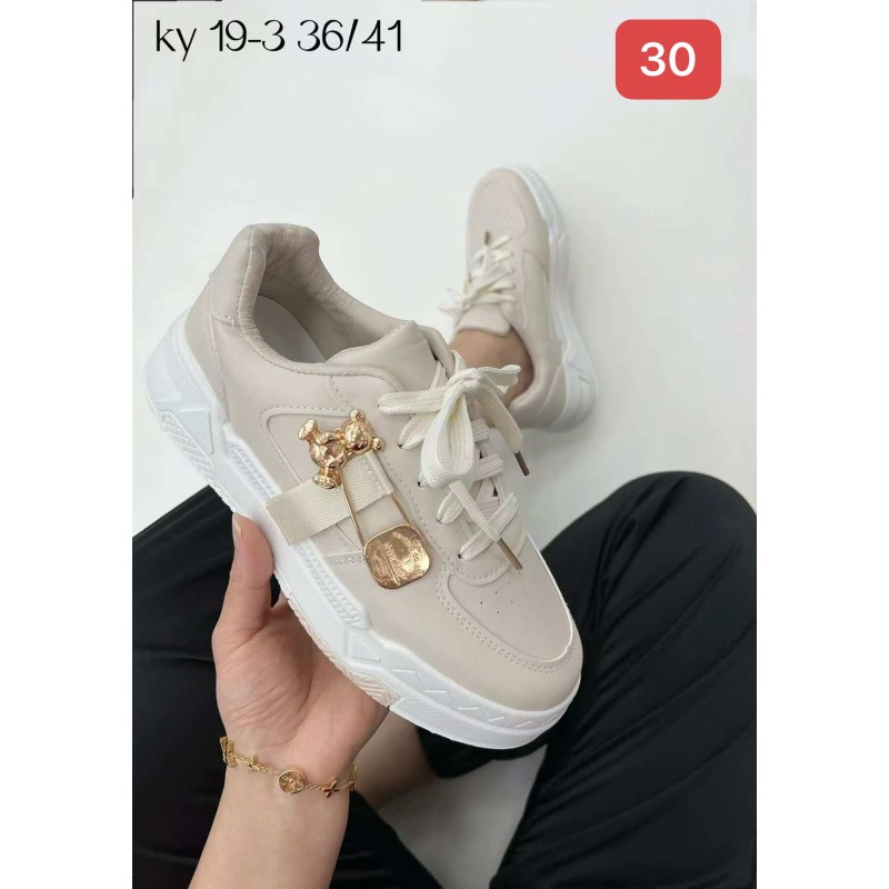 Buty Sportowe DAMSKIE(36-41,12par)Kolor Jak na zdzięciu