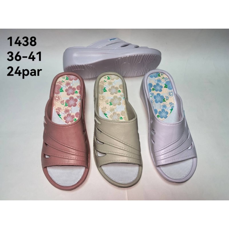 Buty Klapki DAMSKIE(36-41,24par)Kolor Jak na zdzięciu