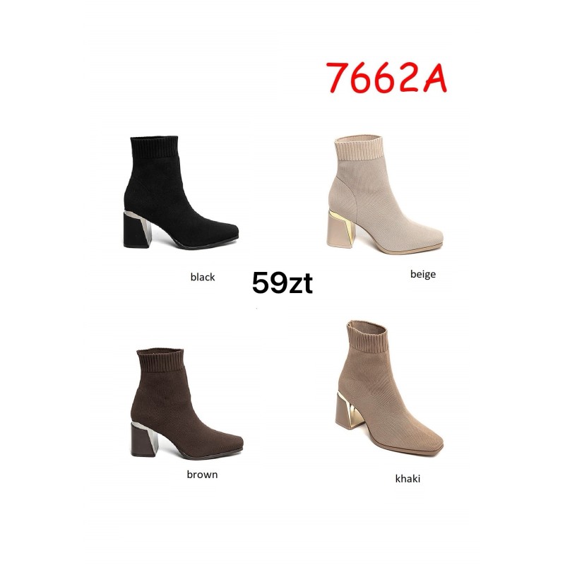 Buty Botki DAMSKIE(36-41,12par)Kolor Jak na zdzięciu