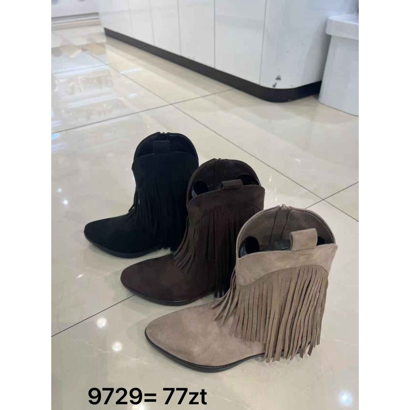 Buty Botki DAMSKIE(36-41,12par)Kolor Jak na zdzięciu