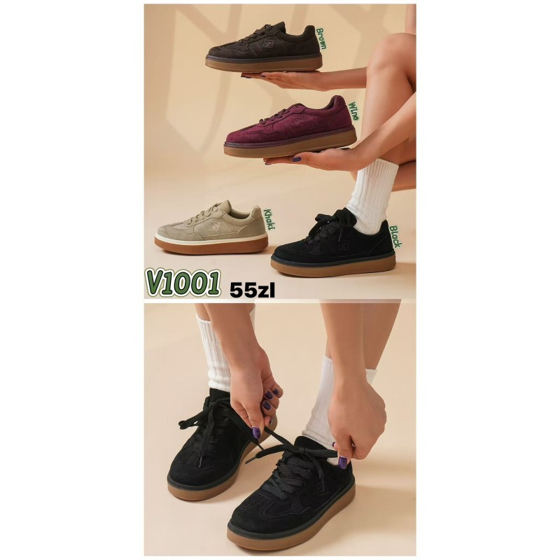 Buty Sportowe DAMSKIE(36-41,12par)Kolor Jak na zdzięciu
