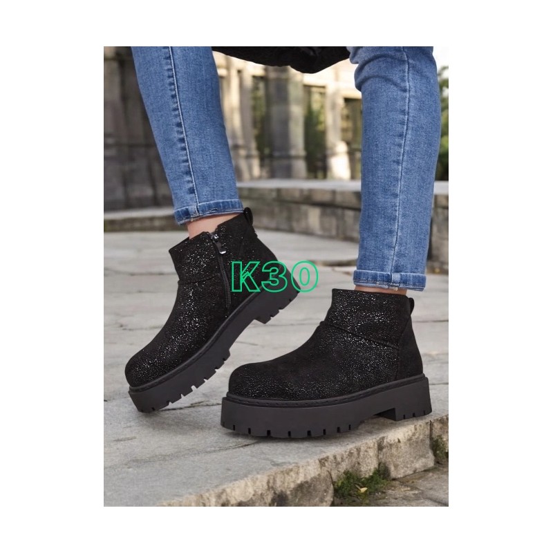 Buty Botki DAMSKIE (36-41,12par)Kolor Jak na zdzięciu