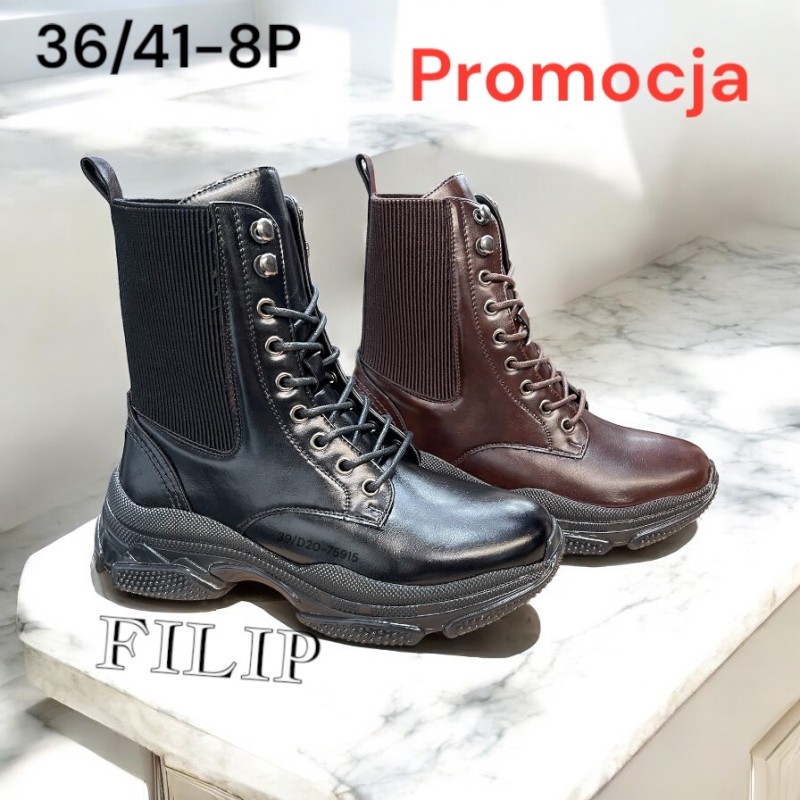 Buty Botki DAMSKIE (36-41,8par)Kolor Jak na zdzięciuu