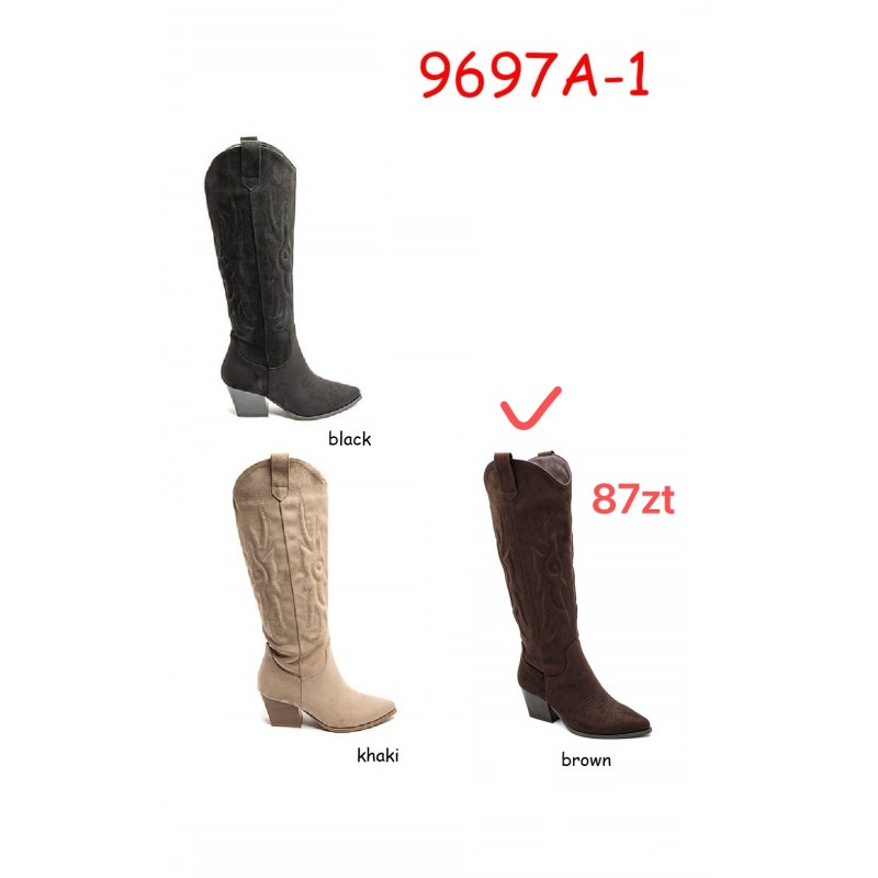 Buty Botki DAMSKIE (36-41,12par)Kolor Jak na zdzięciuu