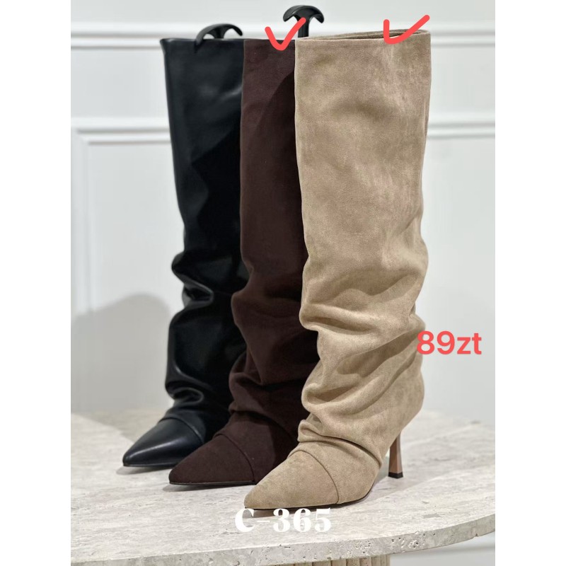Buty Botki DAMSKIE (36-41,12par)Kolor Jak na zdzięciuu