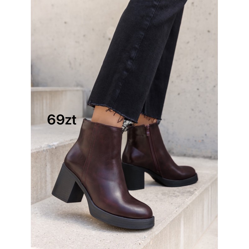 Buty Botki DAMSKIE (36-41,12par)Kolor Jak na zdzięciuu