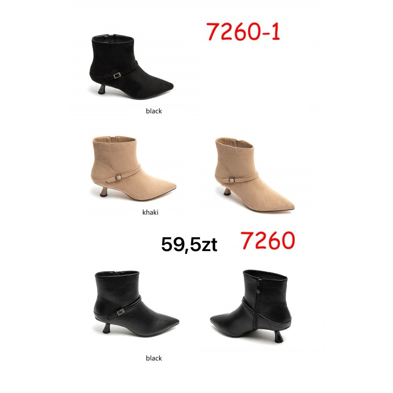 Buty Botki DAMSKIE (36-41,12par)Kolor Jak na zdzięciuu