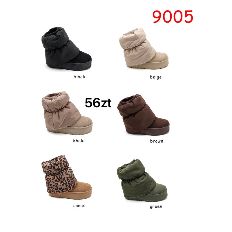 Buty Botki DAMSKIE (36-41,12par)Kolor Jak na zdzięciuu