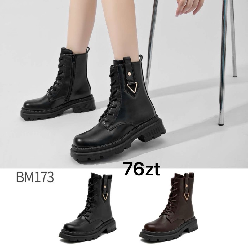 Buty Botki DAMSKIE (36-41,12par)Kolor Jak na zdzięciuu