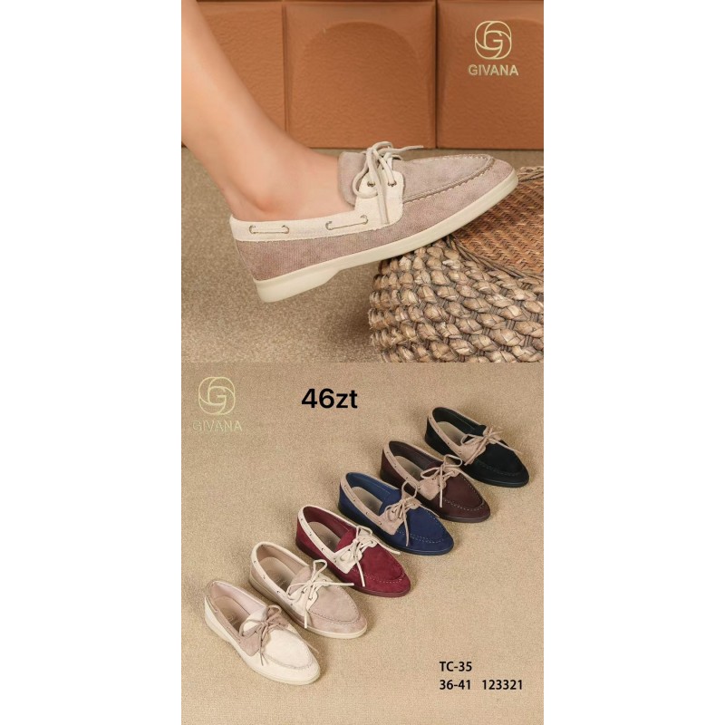Buty Mokasyny DAMSKIE (36-41,12par)Kolor Jak na zdzięciuu