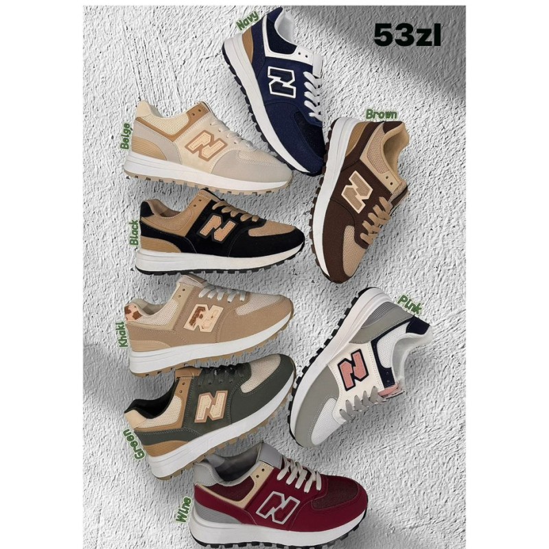 Buty Sportowe DAMSKIE (36-41,12par)Kolor Jak na zdzięciuu