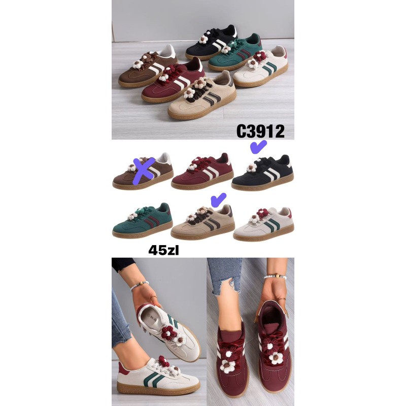 Buty Sportowe DAMSKIE (36-41,12par)
