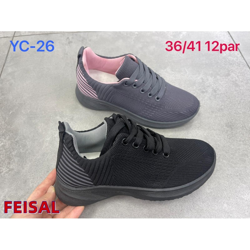 Buty Sportowe DAMSKIE (37-42,12par)
