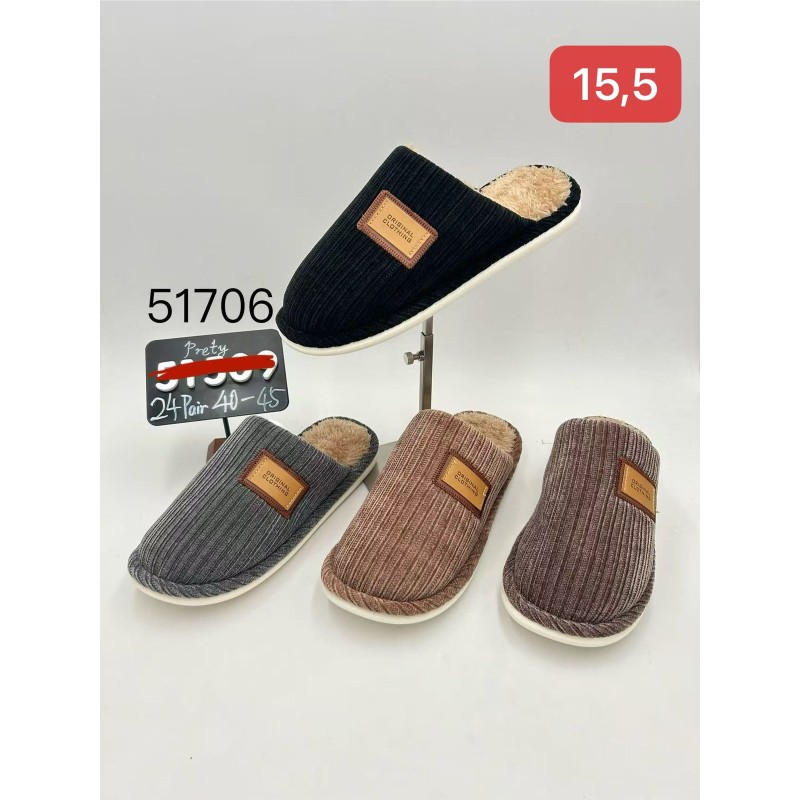 Buty Kapcie MĘSKIE (40-45,24par)