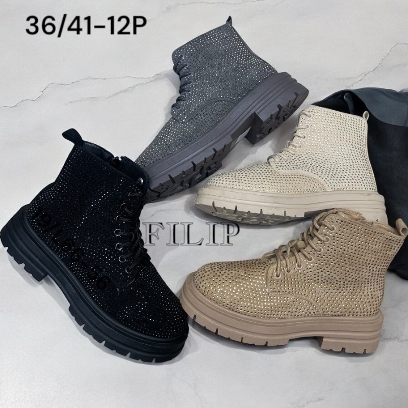 Buty Botki DAMSKIE(36-41,12par)