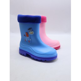 KALOSZE DZIECIĘCE .SIZE: 30-35 (16 PAR/PACZKA) KOLOR JAK NA ZDZIĘCIU