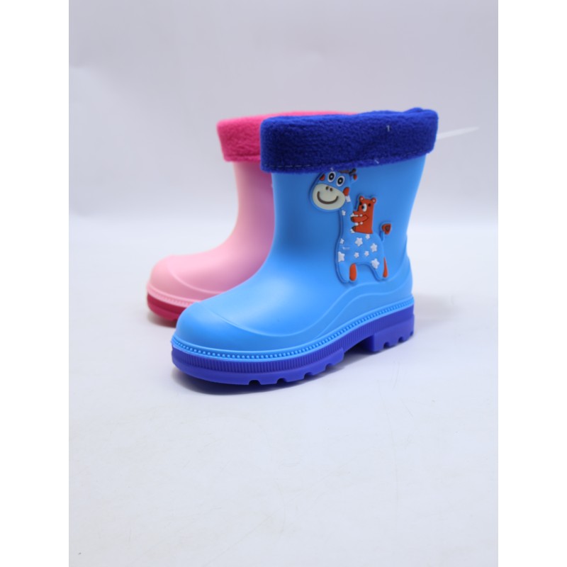 KALOSZE DZIECIĘCE .SIZE: 24-29 (16 PAR/PACZKA) KOLOR JAK NA ZDZIĘCIU
